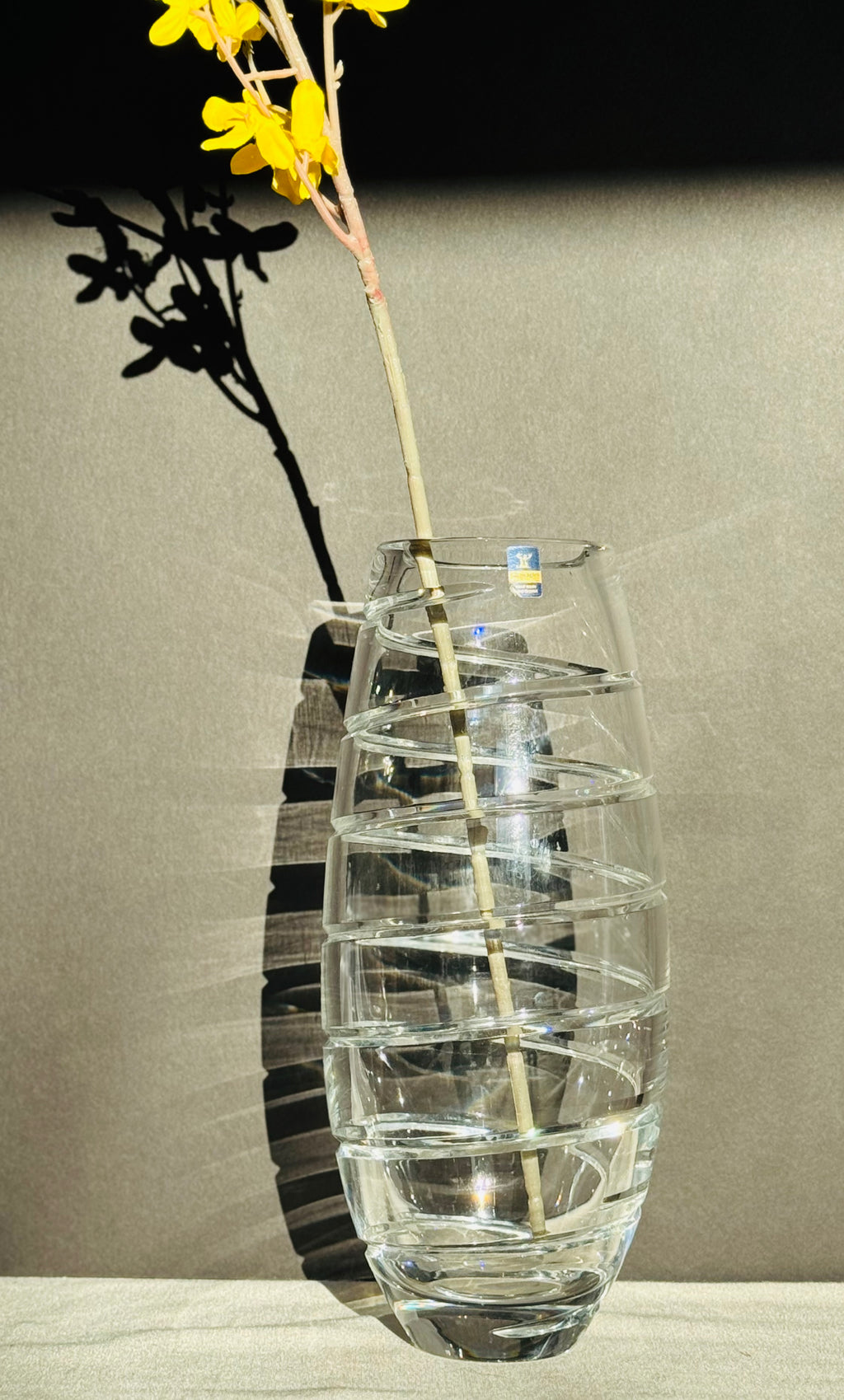 Vintage Gleneagles Lead Crystal Fantasia Spiral Vase – Hand Made Scotland