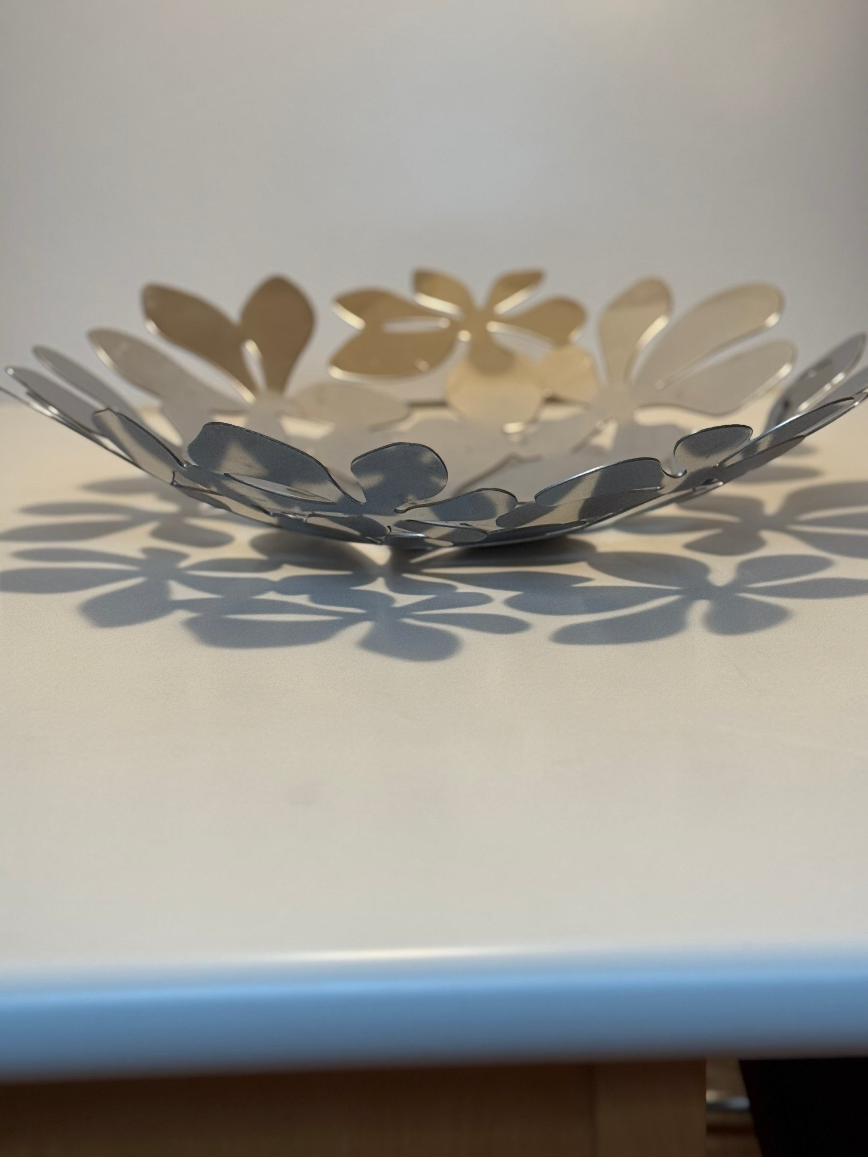 IKEA STOCKHOLM Stainless Steel Sculptural Petal Bowl