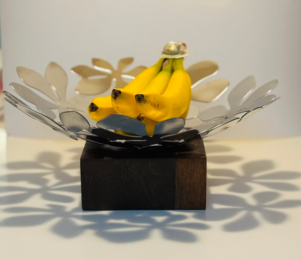 IKEA STOCKHOLM Stainless Steel Sculptural Petal Bowl