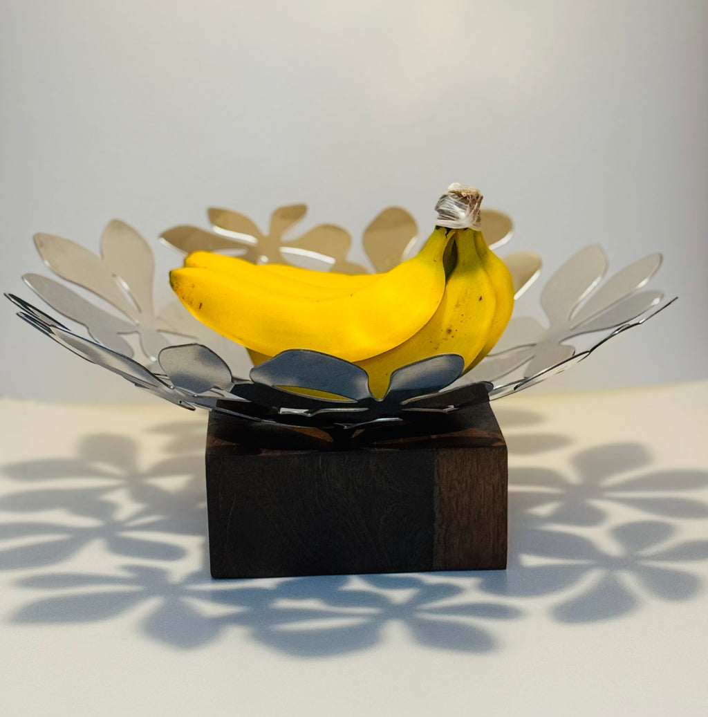 IKEA STOCKHOLM Stainless Steel Sculptural Petal Bowl