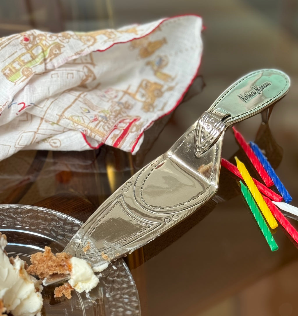 Neiman Marcus High Heel Cake Server — Chic Entertaining Piece