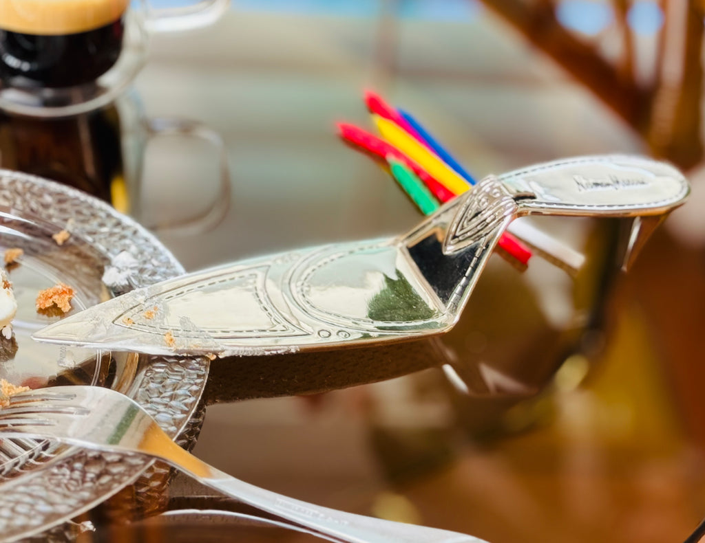 Neiman Marcus High Heel Cake Server — Chic Entertaining Piece