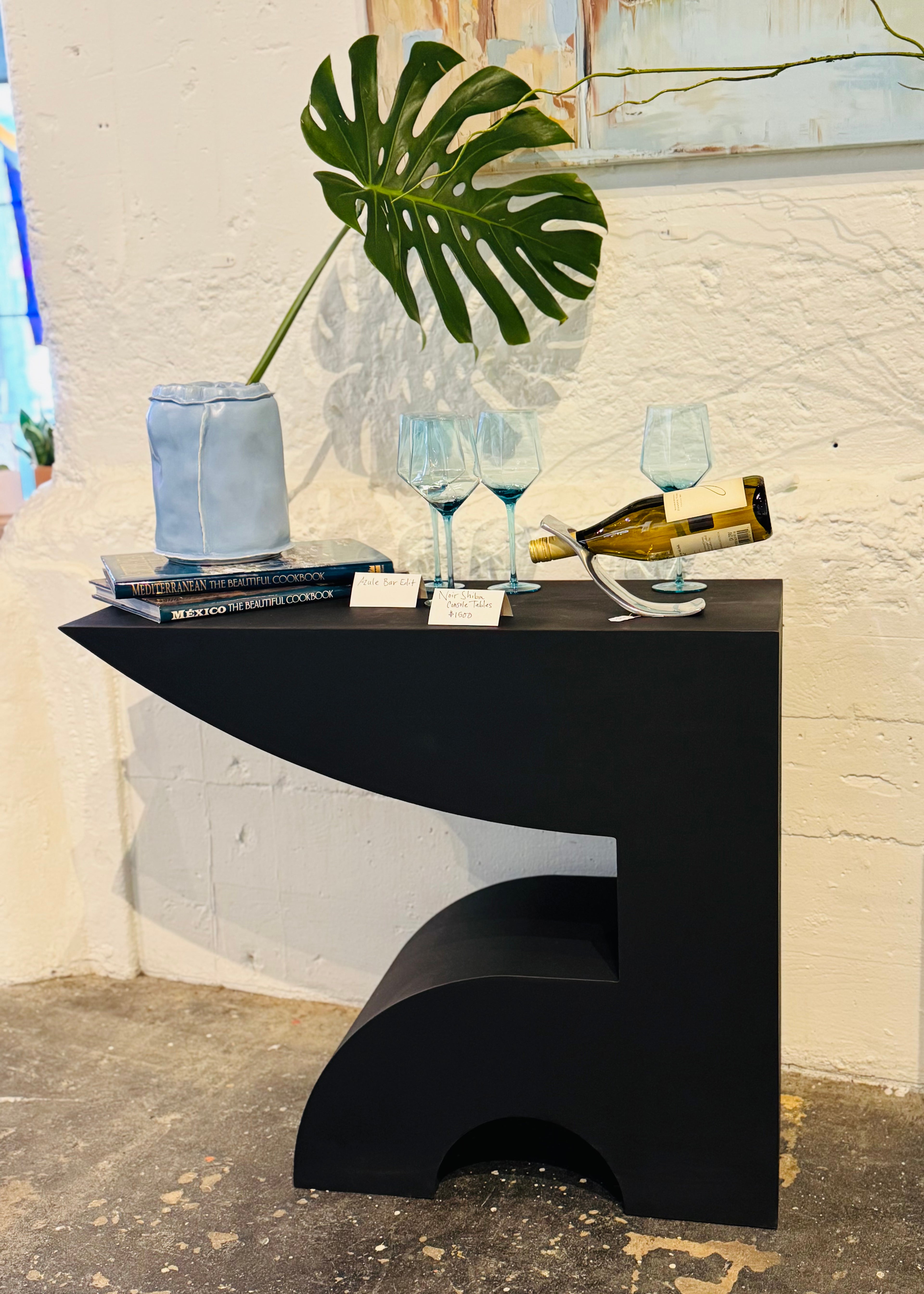 Noir Shiba Console Tables -Pair